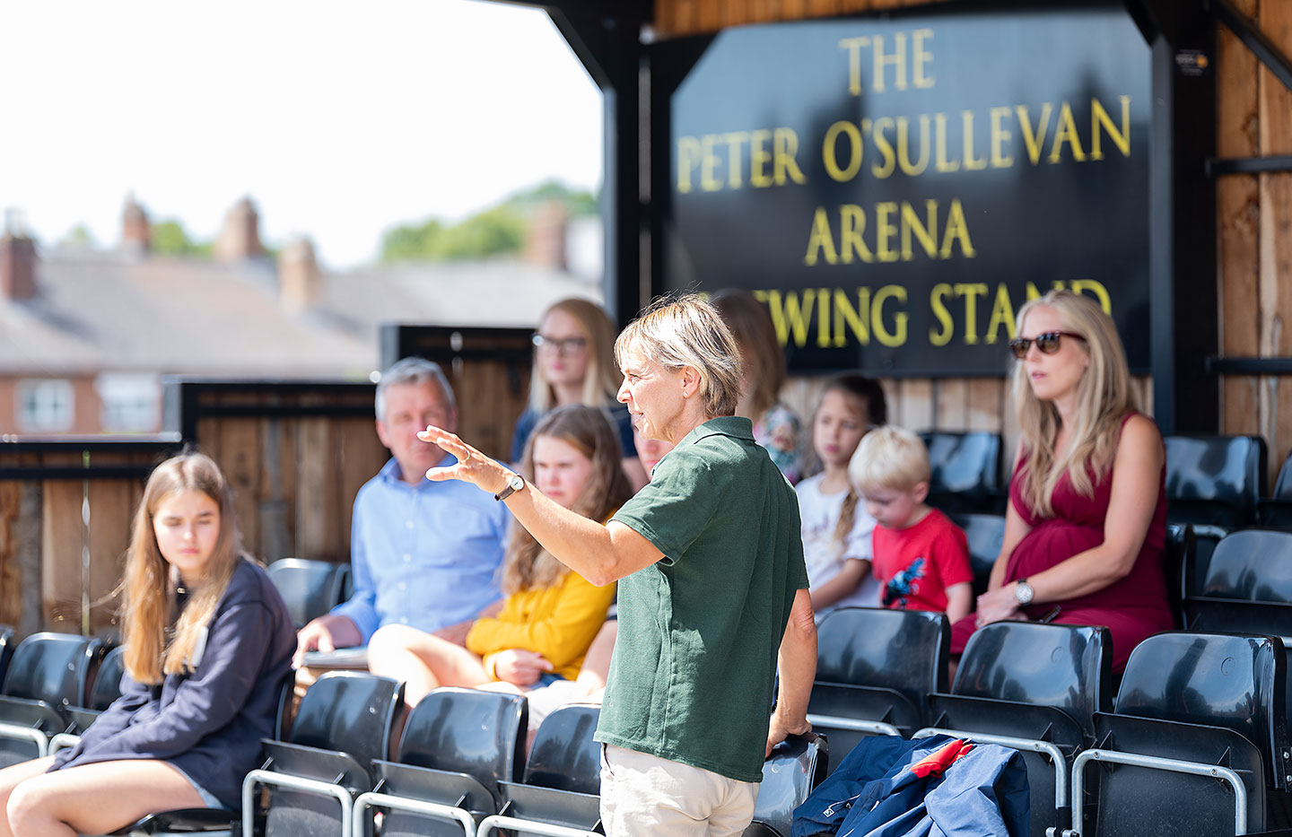 Daily tour at the Peter O'Sullevan Arena