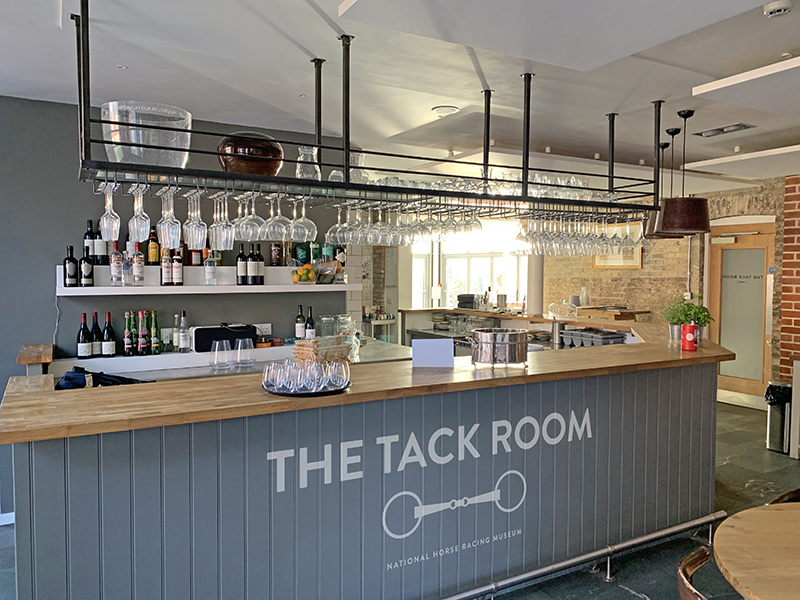 Explore the Tack Room, the on-site restaurant at the National Horseracing Museum