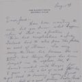 Thumbnail of a letter from Fred Astaire to Jack Leach about Ginger Rogers, page 1