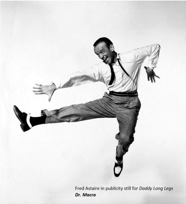 Fred Astaire in a publicity still for Daddy Long Legs