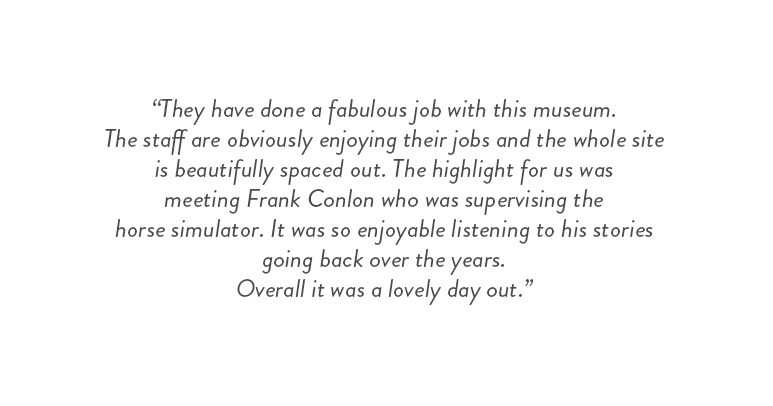 Tripadvisor customer review from their visit to the National Horseracing Museum