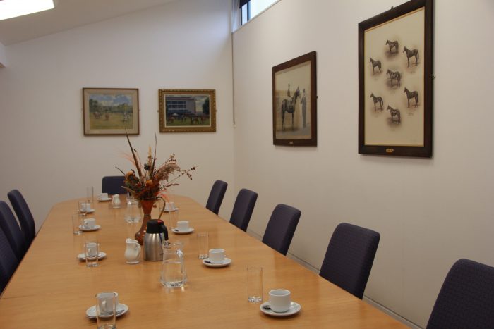 Boardroom at the National Horseracing Museum, Newmarket, Suffolk - meeting rooms for hire