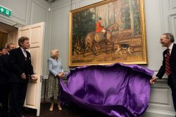 Queen Camilla at the National Horseracing Museum